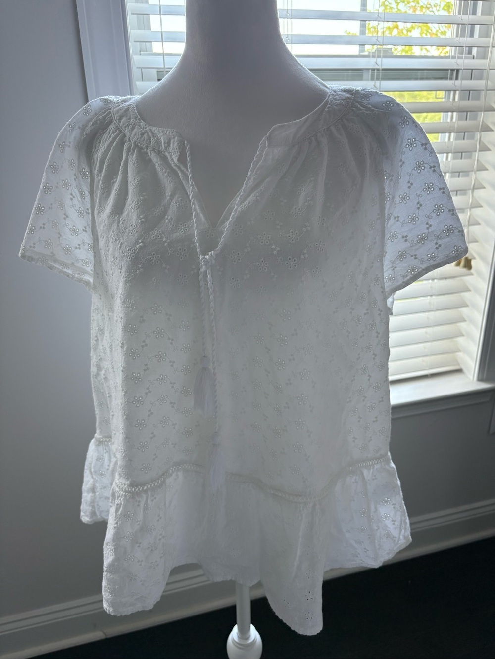 Style & Co White Blouse